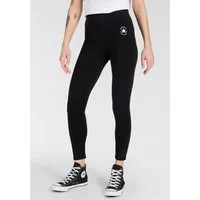 Converse Trainingstights CHUCK PATCH HIGH RISE - für Mädchen schnell trocknendes Material, atmungsaktiv, mit Elasthananteil
