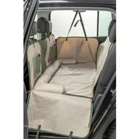 TRIXIE Tier-Autoschondecke Wendbare Autoschondecke für Hunde mit Bodenplatte und Sichtfenster - o