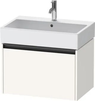 Duravit Ketho.2 Waschtischunterbau wandhängend Weiß Supermatt 684x460x440 mm - K25076084840000 K25076084840000