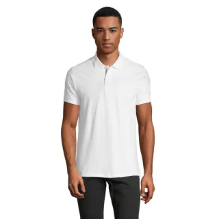 SOLS - "Portland" Poloshirt für Herren (Weiß/Grau)
