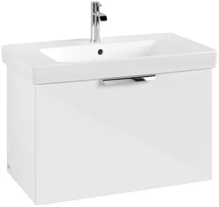 Villeroy & Boch Set LineUp 800mm mit Spiegel Glossy White S00803DHR1