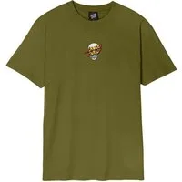 Santa Cruz T-Shirt T-Shirt Santa Cruz Dressen Skull Dot Fro (1-tlg) "Santa Cruz" Logo-Print auf der Vorderseite