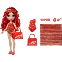 Rainbow High Anziehpuppe Rainbow High Swim & Style Fashion Doll- Ruby (Red)