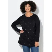 Angel of Style Sweatshirt Sweatshirt Metall-Totenköpfe Langarm