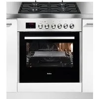 Amica Gasherd-Set EHEG 934 112 E, mit 1-fach-Teleskopauszug, Steam Clean, Klassischer Kochkomfort mit viel Kontrolle und bequemer Handhabung