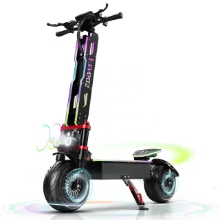 [EU DIRECT] FENGQS GT9 Electric Scooter with Seat 60V 38Ah Battery 1600W*2 Dual Motors Recommended Top Speed 25KM/H 12in