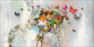 Originalbild BUTTERFLY FACE