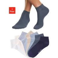 H.I.S Sneakersocken Herren kurze Quarter Socken (Packung, 7-Paar, Gr. 39-42 bis 43-46) verschiedene Farben in einer Packung
