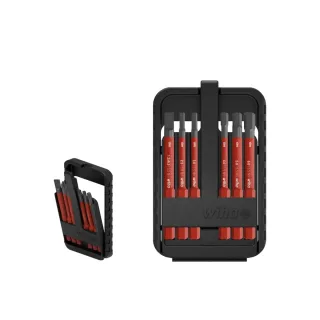 Wiha Bit Set slimBit electric Schlitz, Sechskant 6-teilges Set - 45803