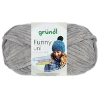 Gründl 100 Gramm Gründl Funny Uni Mikrofasergarn Farbauswahl Bastelgarn