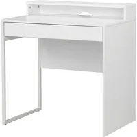 OTTO home Schreibtisch Moid, Computertisch in modernem Design, Breite 80 cm, mit Schublade, Kabeldurchlass & Metallkufe