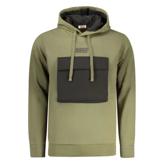 Rifle Verde Baumwoll-Hoodie für Herren