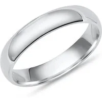 Unique Fingerring Hochglanzpolierter 925 Silberring 4mm - Größe wählbar R8538