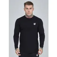 Siksilk T-Shirt SikSilk Herren Essentials Langarm-T-Shirt