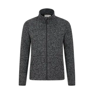 Mountain Warehouse Herren Idris III Full Zip Fleece Jacke (Schwarz)