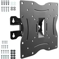 RICOO TV-Wandhalterung TV Monitor Wandhalter 27" 32" 37" 43" 55" bis 30 Kg schwenkbar R12, (bis 55 Zoll, VESA 75x75 bis 200x200, 1-tlg., neigbar drehbar 27 Zoll bis 50 Zoll Wandhalterung Halter stabil, bis 15° Neigung, bis zu 60° Schwenkung, Fernsehe