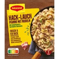 MAGGI Saucen, Maggi Fix Hack Lauch Pfanne mit Nudel Wuerzmix schnell lecker 42 g