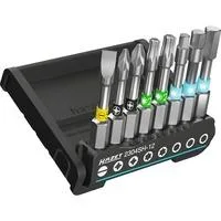 SmartHolder 2304SH-12, Bit-Satz 1/4" schwarz, 8-teilig, lange Bits mit Torsionszone