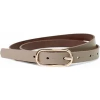 FRONHOFER Taillengürtel Damen Rindleder schmal (1-St) 2 cm, vergoldet, für Jeans