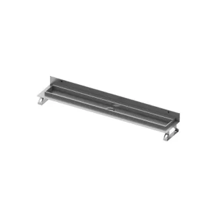 TECEdrainline Duschrinne 600701 700mm,mit Wandaufkantung und Seal System Dichtband