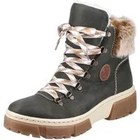 Rieker Winterboots, Winterstiefelette, Schnürboots, Plateau, mit Warmfutter-Ausstattung