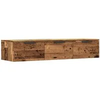 vidaXL Seitenschrank Wandschrank Altholz-Optik 102x30x20 cm Holzwerkstoff (1-St)