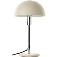 LeGer Home by Lena Gercke Tischleuchte Linnea Pilz Lampe - Travertin Steinfuß, ohne Leuchtmittel, Pilzleuchte, Tischlampe, Höhe 35,5 cm, Naturstein, Pilzlampe