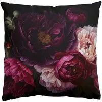 Bilderdepot24 Dekokissen drinnen Kissenhülle/ Sofakissen/ Zierkissen Kissenhülle violett Blumen, Bezug mit / ohne Füllung Zierkissen Outdoor Sofa Bett