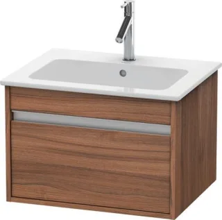 Duravit Ketho Waschtischunterbau wandhängend Nussbaum Matt 600x475x410 mm - KT641807979 KT641807979