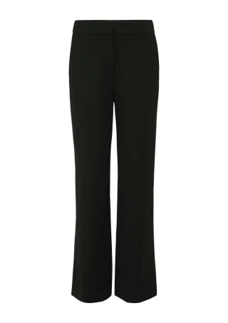 comma - Elegante Marlenehose im Relaxed Fit schwarz - Gr. - 38