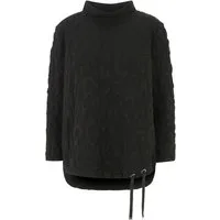 Doris Streich Sweatshirt (2-tlg) mit Leo-Jacquard