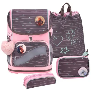 Belmil Premium Schulranzen Set Smarty Plus MINT