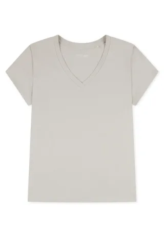 SCHIESSER - T-Shirt grau-jaspe - Gr. - 40