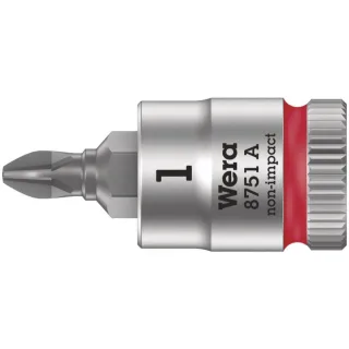 Wera 8751 A Phillips Zyklop Bitnuss mit 1/4"-Antrieb - 05003350001