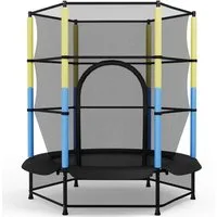 TLGREEN Gartentrampolin Ø 140cm bis 50 kg, Trampolin für Kinder,Kindertrampolin,Kleinkind-Trampolin