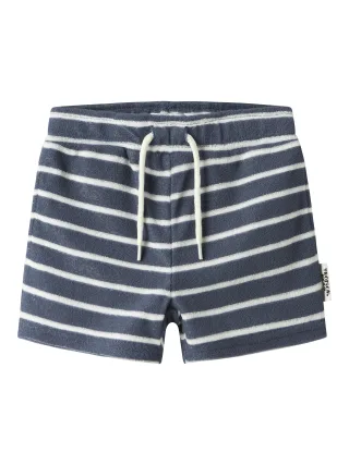 NAME IT - NMMFINTI NREG TERRY SHORTS NOOS Vintage Indigo - Gr. - 104