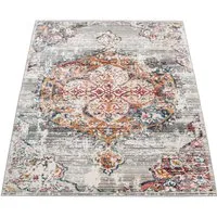 Paco Home Teppich Herbete 733, rechteckig, Höhe: 8 mm, Kurzflor, Orient-Optik, Vintage Design