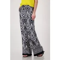 Monari Palazzohose Regular fit mit Muster