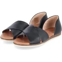 Apple of Eden Apple of Eden CHIUSI 1 black Damen Glattleder black Sandalette