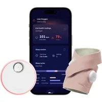 Owlet Baby Care DE Video-Babyphone Owlet Dream Sock - geprüftes zertifiziertes Pulsoximeter, - Herzfrequenz, Sauerstoffsättigung & Schlaftrends via App