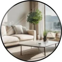 CLP Wandspiegel Elsie, Rund, Modern, 30 / 45 / 60 / 80 cm Metallrahmen
