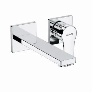 Kludi ZENTA SL WT-2LOCH-WAND-EHM Ausladung 180 MM, zweiteilige Rosette ch, 482440565 482440565