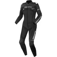 Bogotto Motorradkombi Misano 2-Teiler Damen Motorrad Lederkombi protektoren reflektierende