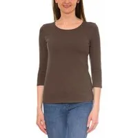 Alkato Longshirt Alkato Damen Shirt 3/4 Arm mit Rundhals