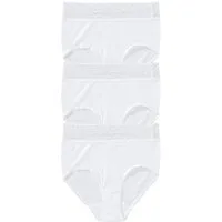 Speidel Taillenslip Natalie (3er Pack) bequem, dekorativ, weich, elastisch, mit Spitze, Baumwolle