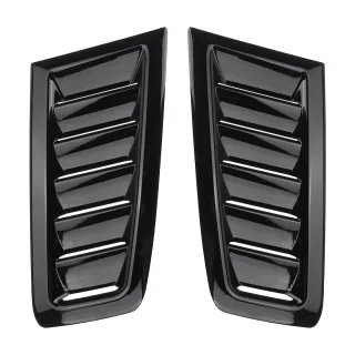 Car RS Style Bonnet Vents Universal Glossy BlackFor Ford Focus MK2