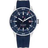 Tommy Hilfiger Quarzuhr REMY 1792225, Armbanduhr, Herrenuhr, Silikonarmband, analog, Tag