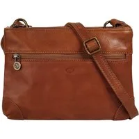 Piké Umhängetasche (1-tlg), echt Leder, Made in Italy