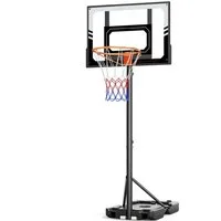 OUNUO Basketballkorb höhenverstellbarer Basketballkorb mit bruchsicherer PC-Rückwand