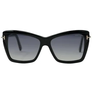 Tom Ford Leah FT0849 01B Schwarze Sonnenbrille